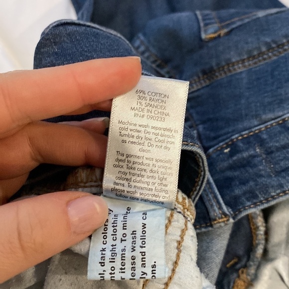 Bullhead dark blue high rise skinny jeans, Size 7 - Picture 3 of 3